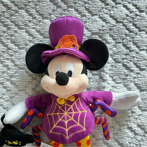 Disney Original Mickey Mouse Halloween Outfit Stuffed Animals Plush Spider - Picture 3 of 14